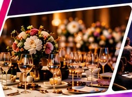 Elegant event dining